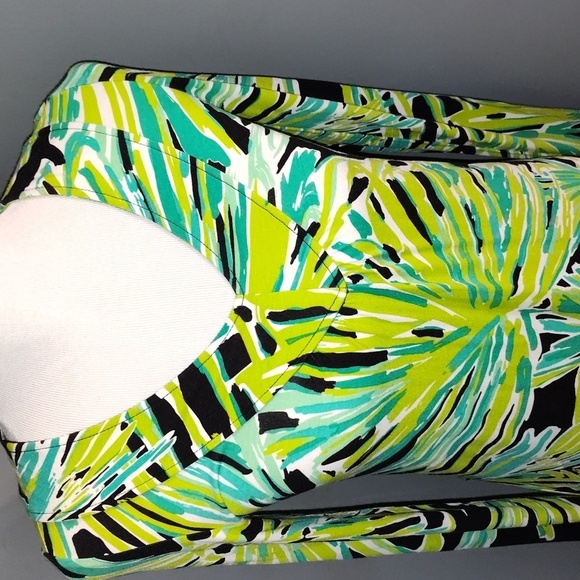 Lilly Pulitzer long sleeve Westerly Greens With Envy Dress XS - Picture 4 of 11